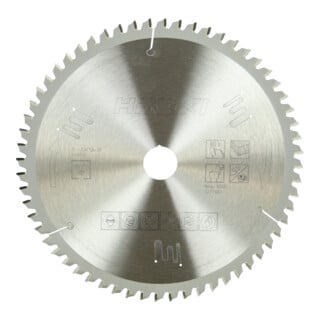 HiKOKI Kreissägeblatt TCT 255 x 30 mm Z60 Flach- / Wechselzahn