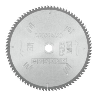 HiKOKI Kreissägeblatt TCT 335x30 z84 Trapez- Flachzahn Laminat Aluminium