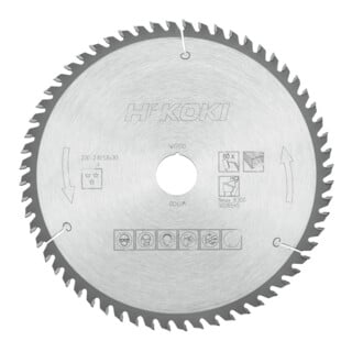 HiKOKI Lame de scie circulaire TCT 230 x 30 x Z60 dents alternées bois