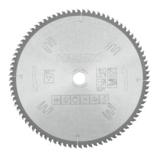 HiKOKI Lame de scie circulaire TCT 335x30 z84 denture trapézoïdale plate pour stratifié aluminium