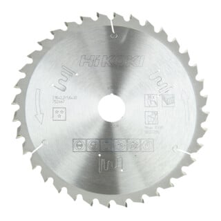 HiKOKI Lame de scie circulaire TCT bois 216x30 Z36 dent alternée