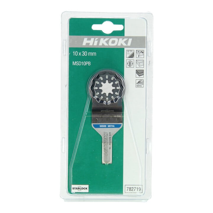 HiKOKI Lame de scie Multi-outil MSD10PB Bois+Métal BIM Starlock