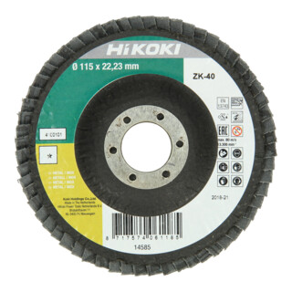 HiKOKI Lamellenschijf 115 mm P40 ZK HSP gebogen