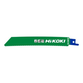 HiKOKI Lames de scie sabre BIM RCM31B courbées métal 150 mm 14 TPI Set 5 pièces