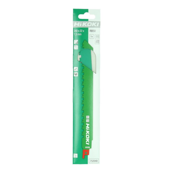 HiKOKI Lames de scie sabre pour maçonnerie carbure RB50/S1543HM