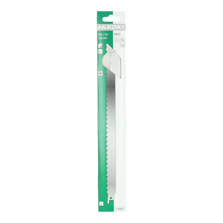 HiKOKI Lames de scie sabre Spezial INOX RS72/S1211K 2 pièces