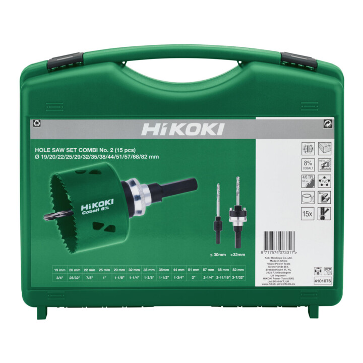 HiKOKI Lochsägen-Sortiment Kombi Nr. 2 HSS-Co 16-teilig