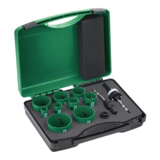 HiKOKI Lochsägen-Sortiment "Monteur" HSS-Co 13-teilig