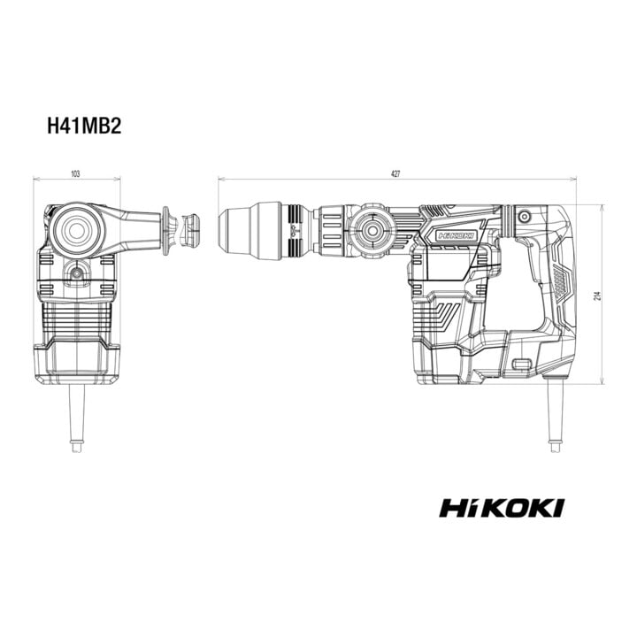 HiKOKI Meißelhammer (SDS-max) H41MB2