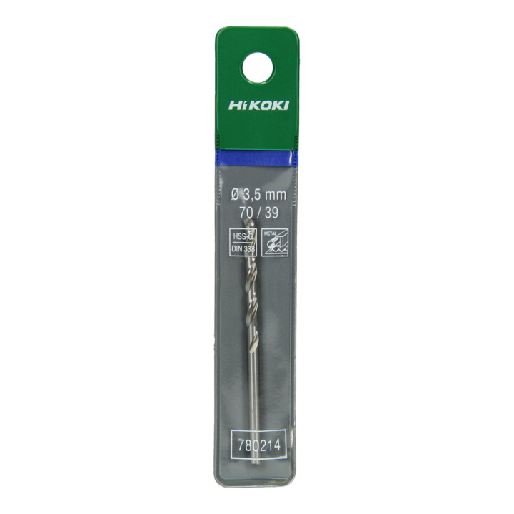 HiKOKI Metaalboor HSS-G DIN 338 3,5 x 39/70 mm