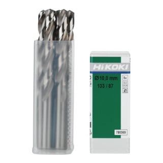 HiKOKI Metallbohrer HSS-G DIN 338 10,2 x 87/133 mm 5er Set