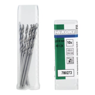 HiKOKI Metallbohrer HSS-G DIN 338 3,2 x 36/65 mm 10er Set