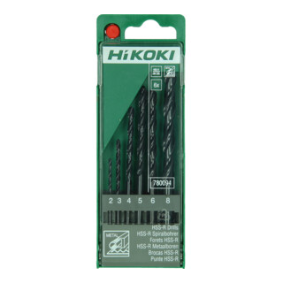HiKOKI Metallbohrerset 6-teilig 2/3/4/5/6/8