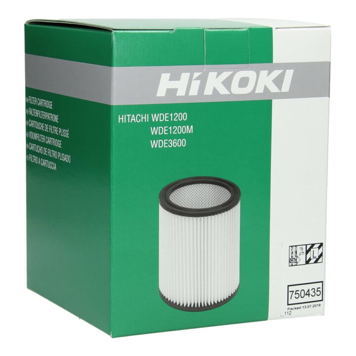 HiKOKI Patronenfilter 15 Mikron WDE