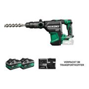 HiKOKI Perceuse-visseuse et marteau burineur sans fil (SDS-max) DH3640DA (4,0 Ah) (Malette de transport)