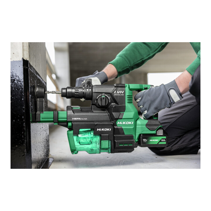 HiKOKI Perceuse-visseuse et marteau burineur sans fil (SDS-plus) DH1826DC (5,0 Ah) (HSC II)