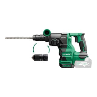 HiKOKI Perceuse-visseuse et marteau burineur sans fil (SDS-plus) DH3628DC (Basic) (Carton)