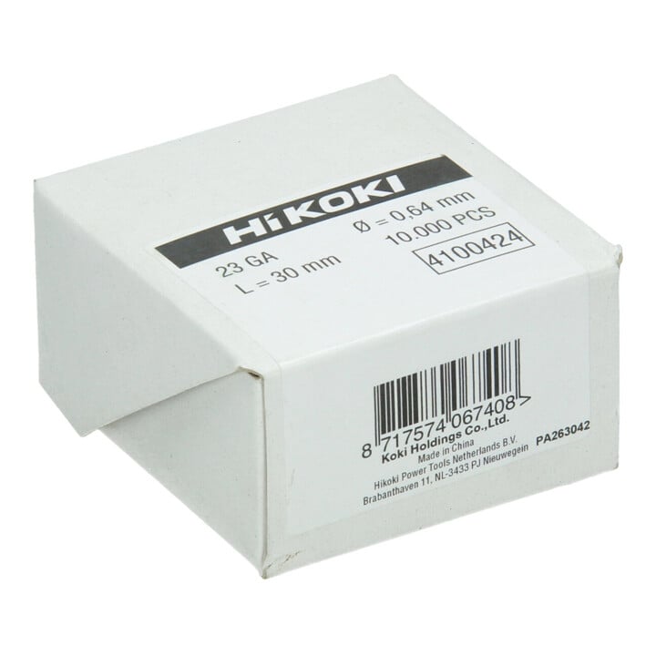 HiKOKI Pinnagel 23 Gauge 30mm gerade elektrogalvanisiert galvanisch verzinkt