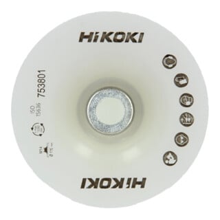 HiKOKI Plateau de support 115 mm x M14 blanc ISO 15636