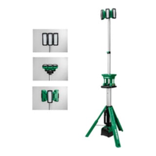 HiKOKI Projecteur de chantier sans fil UB18DG avec trépied (Basic)