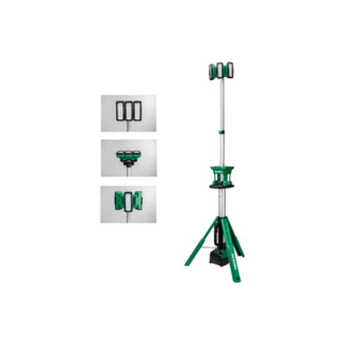 HiKOKI Projecteur de chantier sans fil UB18DG avec trépied (Basic)