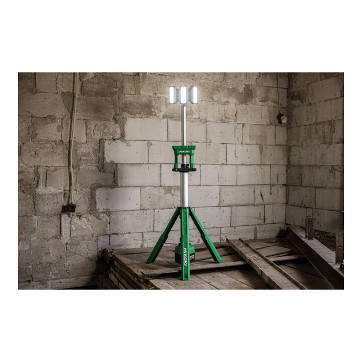 HiKOKI Projecteur de chantier sans fil UB18DG avec trépied (Basic)