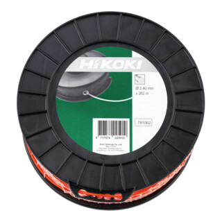 HiKOKI Ronde trimmerdraad 2,4 mm oranje 262 m 1350 g
