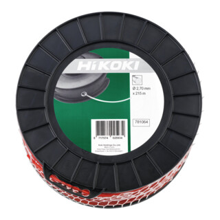 HiKOKI Ronde trimmerdraad 2,7 mm rood 358 m 2250 g