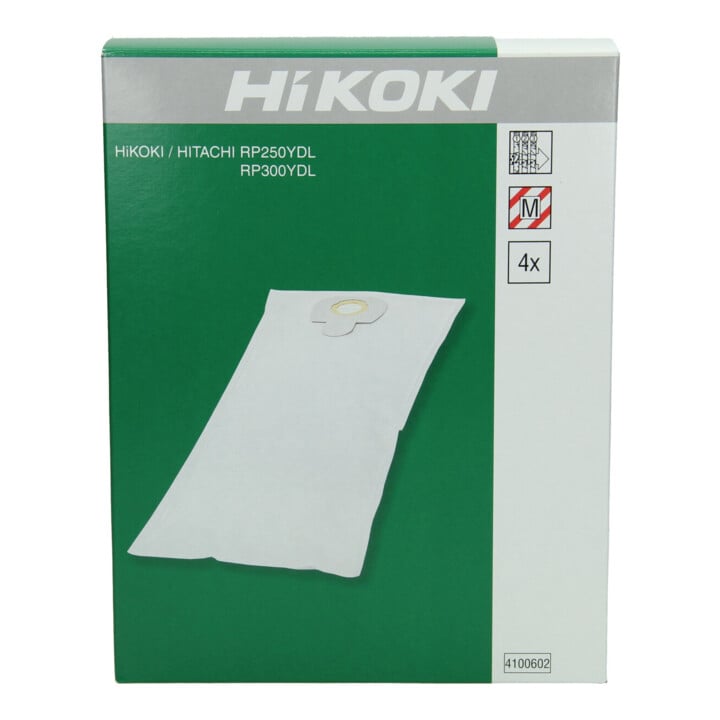 HiKOKI Sacs filtrants 4 pièces RP250YDL/RP300YDL