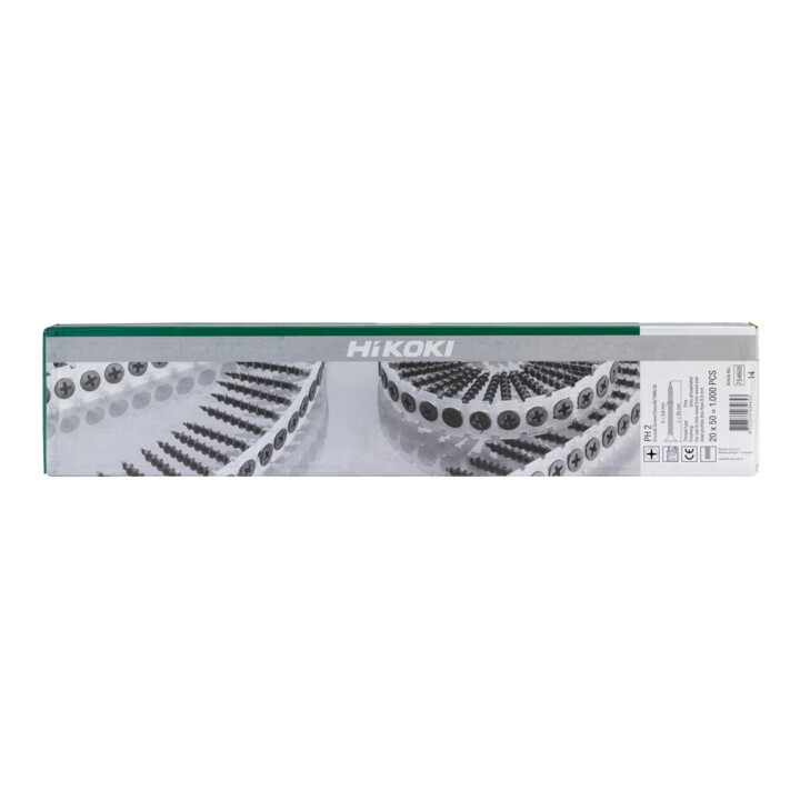 HiKOKI Schroef voor gipsplaat PH2 3,6 x 35 mm fijne draad 1000 stuks voor gipskartonplaten