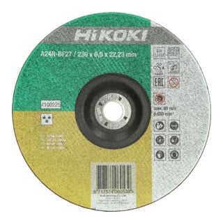 HiKOKI Schruppscheibe 230 x 6,0 x 22,23 mm Inox DPC