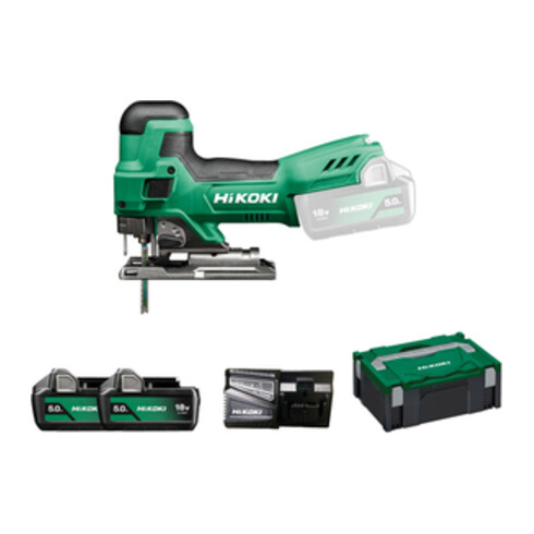 HiKOKI Scie sauteuse sans fil CJ18DB (5,0 Ah) (HSC II)