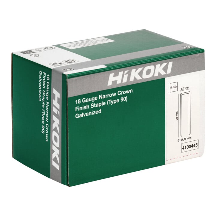 HiKOKI Smalrugspijker 18 Gauge 5,7 x 20 x 1,25 mm verzinkt
