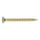 HiKOKI Spanplattenschrauben 4,0 x 40 mm PH2 gelb verzinkt 1000 Stück