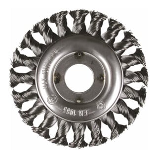 HiKOKI Stahldraht-Rundbürste 115 x 0,5 mm M14 gezopft