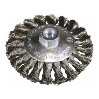 HiKOKI Stalen draadkegelborstel 100 x 0,5 mm M14 gevlochten staal