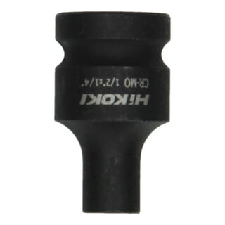 HiKOKI Steckschlüssel Bit-Adapter 1/2" auf 1/4" magnetisch 38mm schlagfest