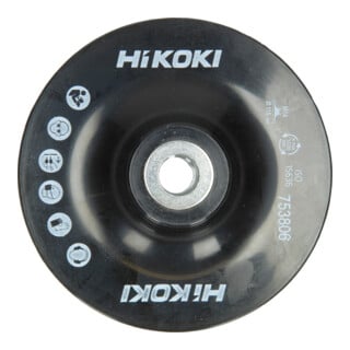 HiKOKI Steunschijf 180 x M14 Zwart ISO 15636