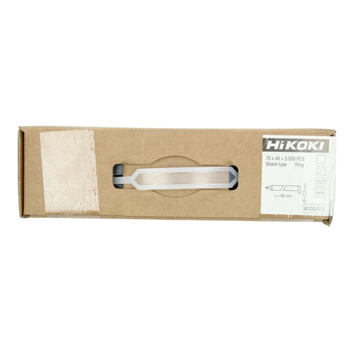 HiKOKI Streifennagel 3000 34° D-kop 2,8 x 65 mm ringenstift roestvrij staal