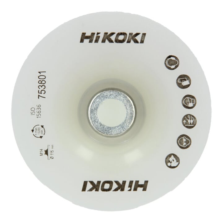 HiKOKI Stützteller 180mm M14 Weiß ISO 15636