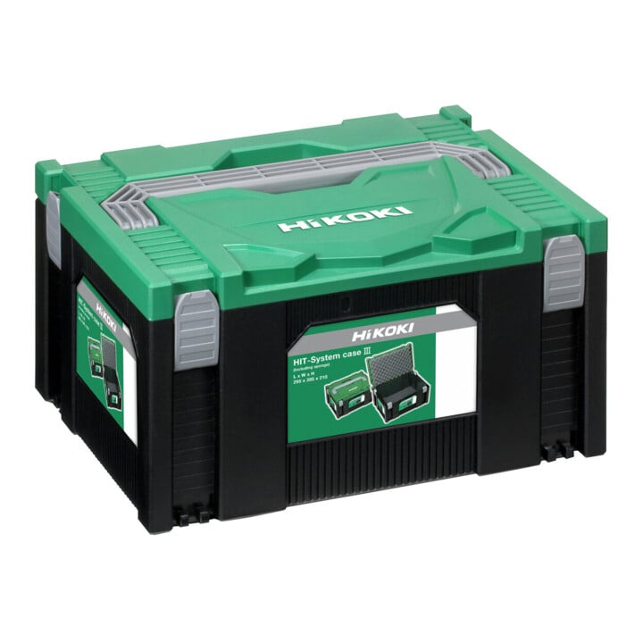 HiKOKI System Case III avec coussin de couvercle et insert rembourré