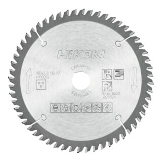 HiKOKI TCT Kreissägeblatt 160 x 20 z56 Trapez- / Flachzahn