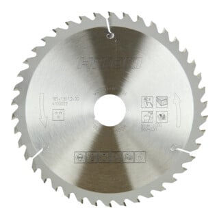 HiKOKI TCT Kreissägeblatt 185x30 z42 Flach- / Wechselzahn Holz