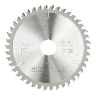 HiKOKI TCT Kreissägeblatt Laminat Aluminium 165 x 30/20 z42 Trapez- / Flachzahn