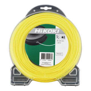 HiKOKI Trimmerdraad spiraalvormig 3,0 mm geel 28 m 185 g
