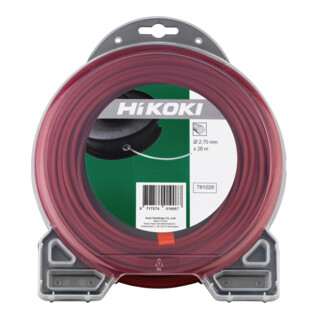 HiKOKI Trimmerdraad vierkant 2,7 mm rood 56 m