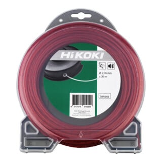 HiKOKI Trimmerfaden spiralförmig 2.7mm rot L 72m 370g