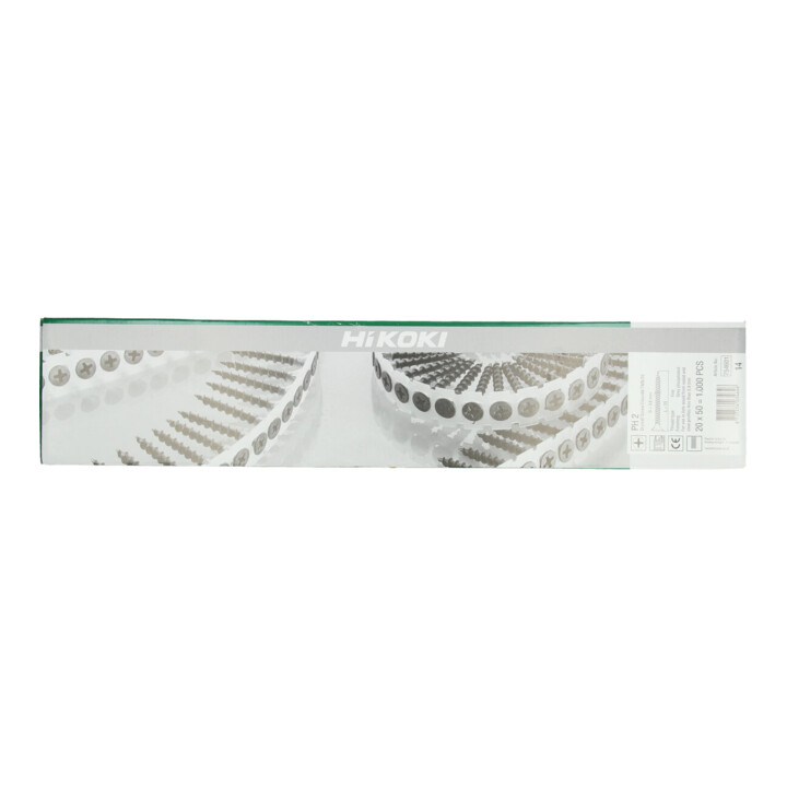 HiKOKI Vis pour plaques de plâtre 3,6 x 55 mm PH2 filet fin Set 1000 pièces