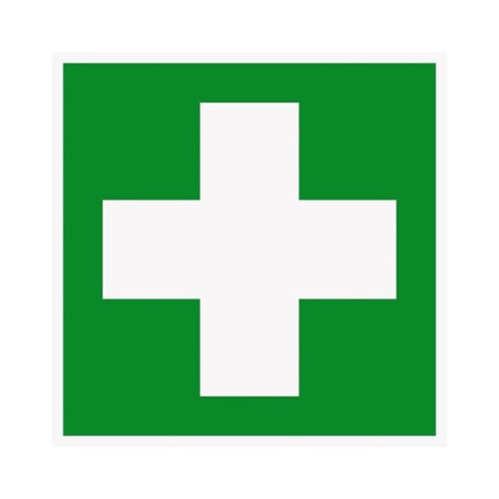 Hinweisschild Hart-PVC Erste Hilfe 150x150mm