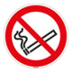 Hinweisschild Rauchen verboten Durchmesser 20cm sk Folie-1